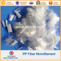 Virgin Polypropylene PP Staple Fiber Monofilament Mesh Fibrillated Wave Twist